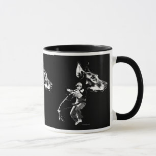 Doberman Schutzhund Design Mok