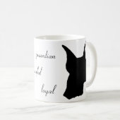 Doberman Silhouette Mok (Voorkant rechts)