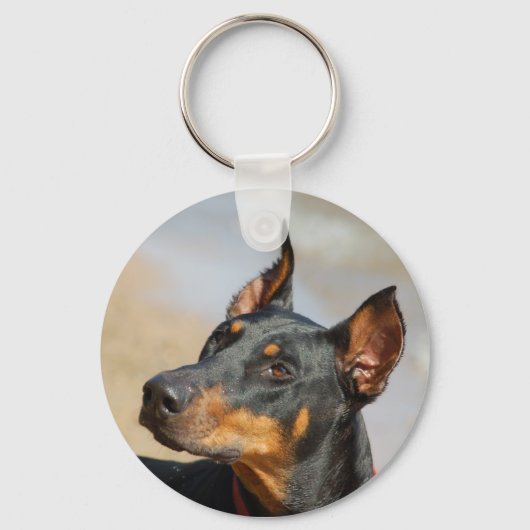 Doberman Sleutelhanger (Voorkant)