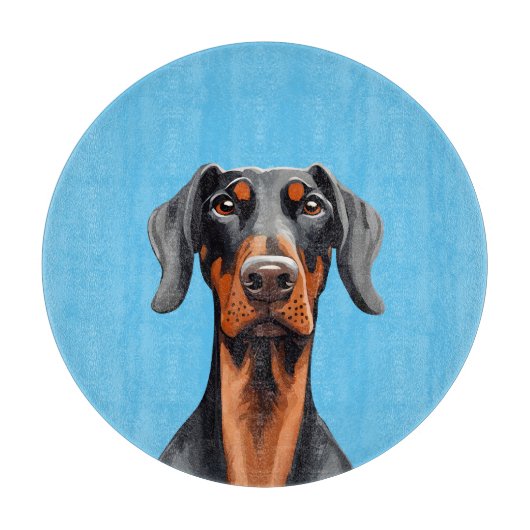 Doberman Snijplank (Voorkant)