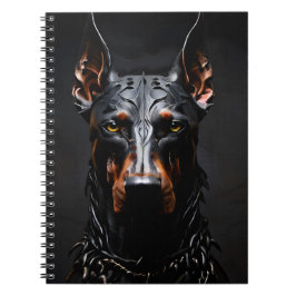 Doberman Staal Vibe Silhouet Verticaal Notitieboek
