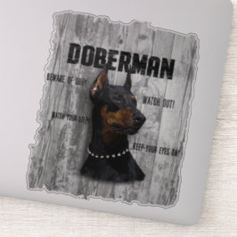 Doberman Sticker