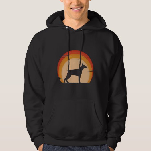 Doberman Sunset 99 Hoodie (Voorkant)