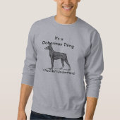 Doberman Sweatshirt (Voorkant)
