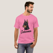 Doberman T-shirt (Voorkant volledig)