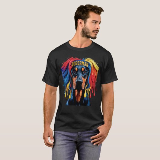 Doberman T-shirt (Voorkant volledig)