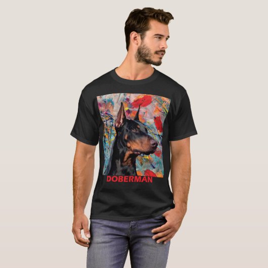 Doberman T-shirt (Voorkant volledig)