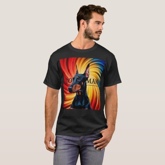 Doberman T-shirt (Voorkant volledig)