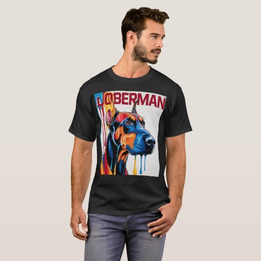 Doberman T-shirt (Voorkant volledig)