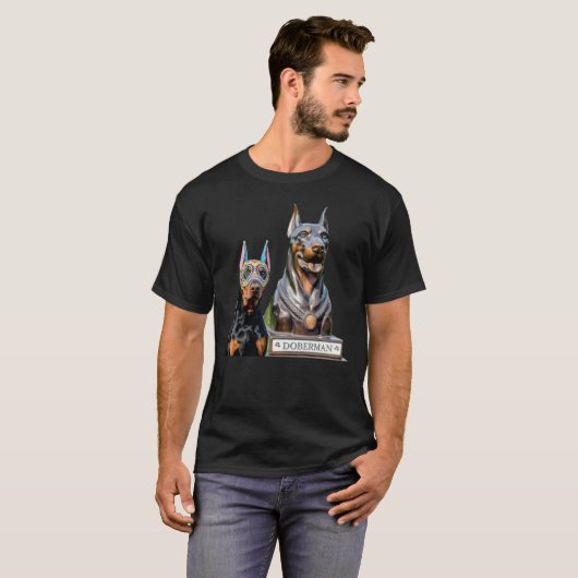 Doberman T-shirt (Voorkant volledig)