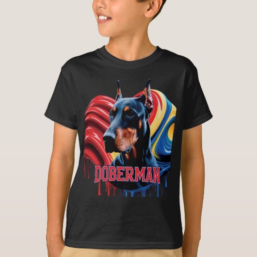 Doberman T-shirt (Voorkant)