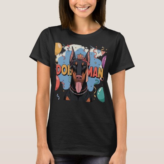 Doberman T-shirt (Voorkant)