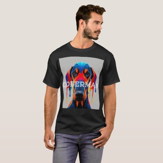 Doberman T-shirt (Voorkant volledig)