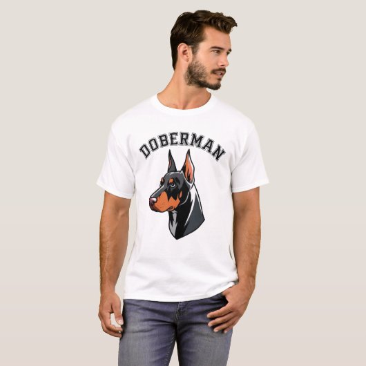 Doberman T-shirt (Voorkant volledig)