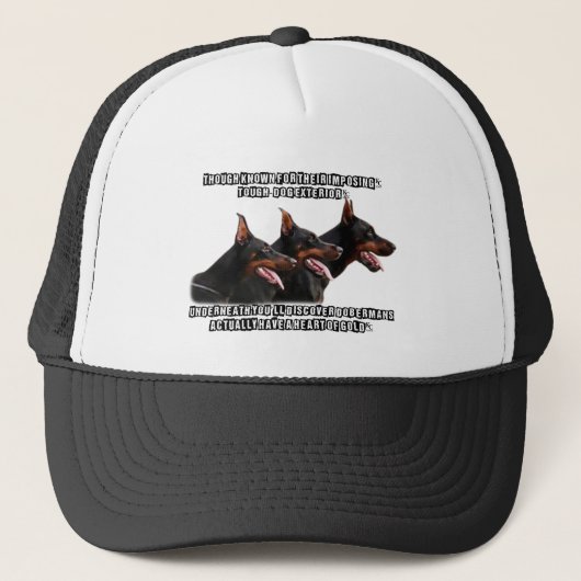 Doberman T-Shirt Trucker Pet (Voorkant)