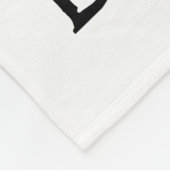 Doberman Traits Fleece Blanket (Hoek)