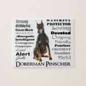 Doberman Traits Jigzaag Puzzle Legpuzzel (Horizontaal)