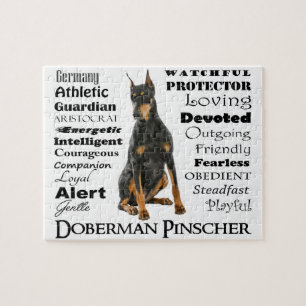 Doberman Traits Jigzaag Puzzle Legpuzzel