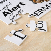 Doberman Traits Jigzaag Puzzle Legpuzzel (Zijkant)