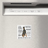 Doberman Traits Magnet (Insitu (Vaatwasser))
