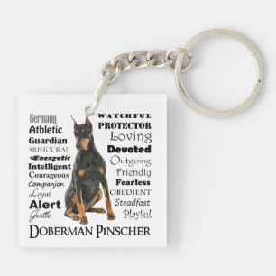 Doberman Traits Sleutelhanger