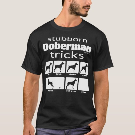 Doberman Tricks T-shirt (Voorkant)