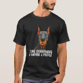 Doberman Tshirt, Dog Lover Tee, Doberman Lover Pre T-shirt (Voorkant)
