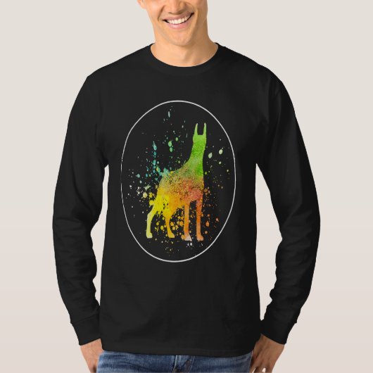 Doberman Vintage  1 T-shirt (Voorkant)