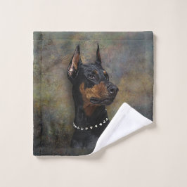 Doberman Washandje