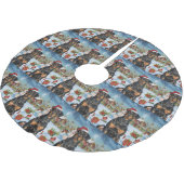 Doberman Winter Wonderland Christmas Joy Kerstboom Rok (Gekanteld)