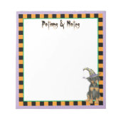 Doberman Witch Notitieblok (Voorkant)