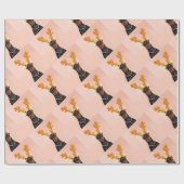 Doberman with Horns of a Deer Cadeaupapier (Vlak)