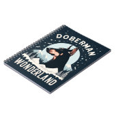 Doberman Wonderland - Sneeuwrijk Hondenliefhebber  Notitieboek (Linkerzijde)
