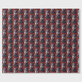 Doberman Wrapping Paper Doberman Pinscher Paper Cadeaupapier (Vlak)