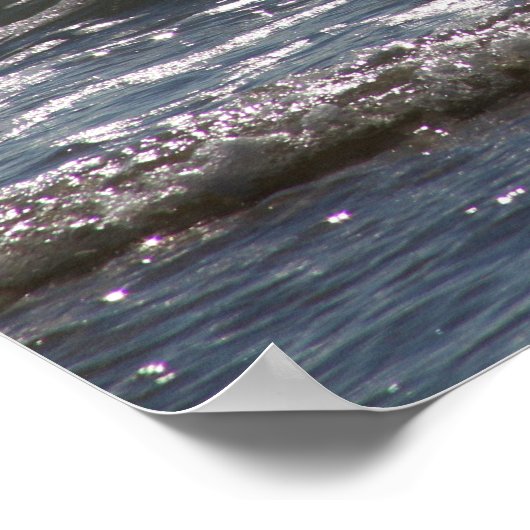 Doberman - Zwart - Ocean Leap Poster (Hoek)