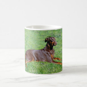Dobermanhond Koffiemok