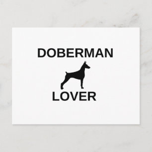 dobermanliefje briefkaart
