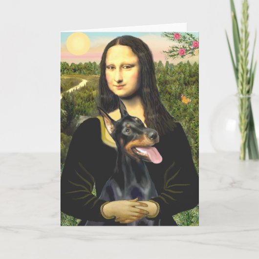 Dobermann 1 - Mona Lisa Kaart (Voorkant)