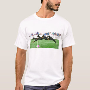 Dobermann Agility-springcomposiet T-shirt