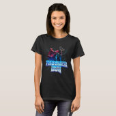 Dobermann als de God van Donder en Bliksem T-shirt (Voorkant volledig)