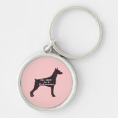 Dobermann BFF Sleutelhanger (Voorkant)