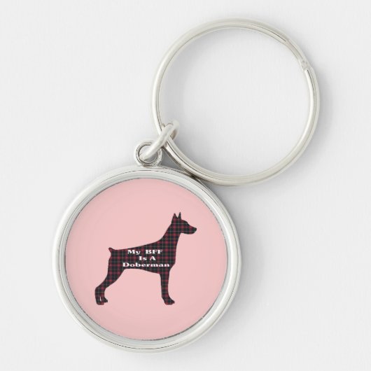 Dobermann BFF Sleutelhanger (Voorkant)