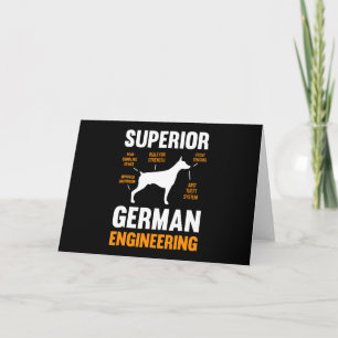 Dobermann-cadeau   Superieure Duitse techniek Kaart