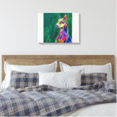 Dobermann Canvas Afdruk (Insitu (Slaapkamer))