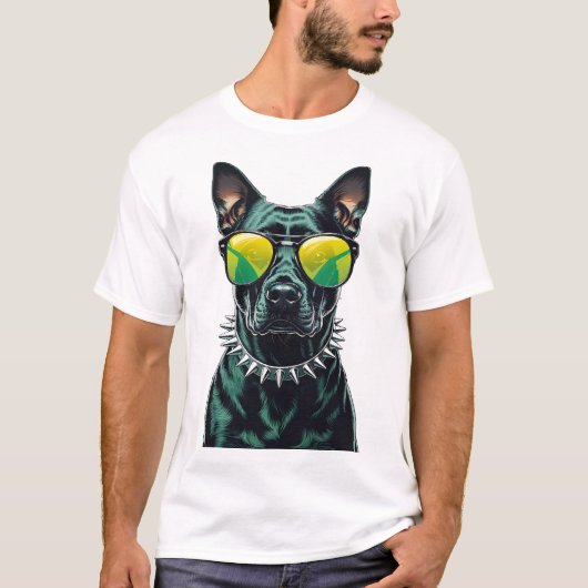 Dobermann Cool T-shirt (Voorkant)