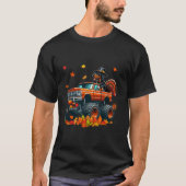 Dobermann Cosplay Turkije op monstertruck Thanksgi T-shirt (Voorkant)