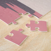 Dobermann die Perfect Hart Vector Valentijnsdag in Legpuzzel (Zijkant)
