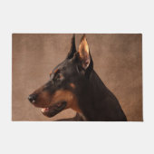 Dobermann - Doberman Pinscher Deurmat (Voorkant)