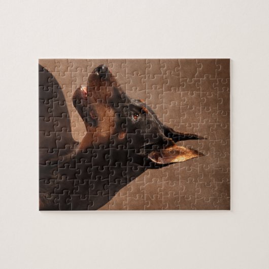 Dobermann - Doberman Pinscher Legpuzzel (Horizontaal)