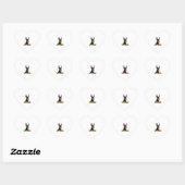 Dobermann Dobie Doby Doberman Zombie Hond Hallowee Hart Sticker (Vel)